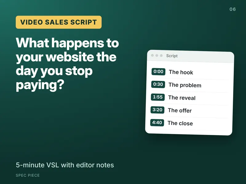 Video sales script for BuildOnce